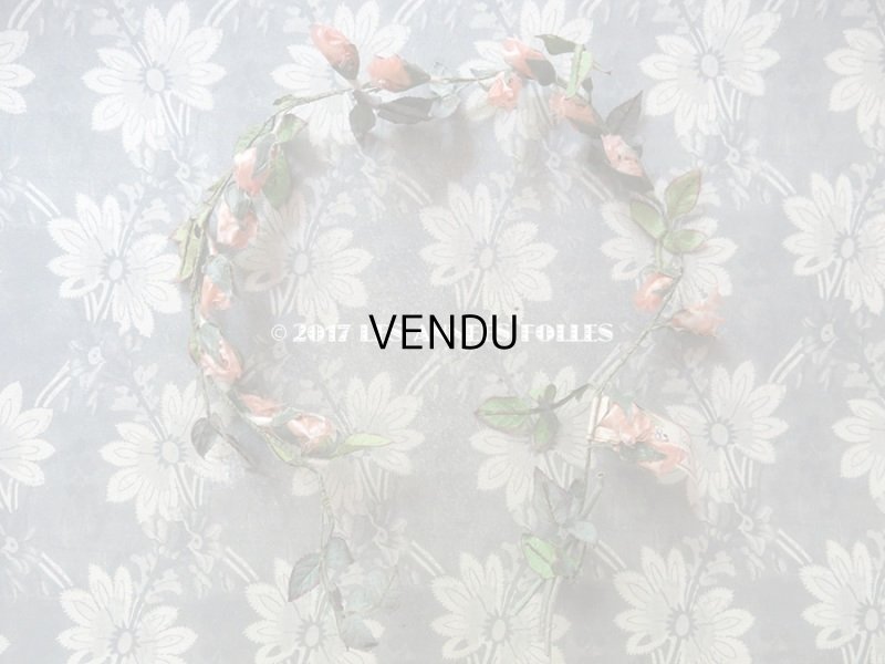 画像3: 1900年代 アンティーク  薔薇のヘッドリース 