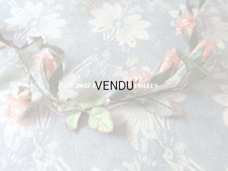 画像5: 1900年代 アンティーク  薔薇のヘッドリース 