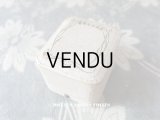 アンティーク 鈴蘭のジュエリーボックス オフホワイト