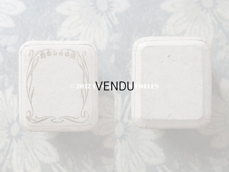 画像3: アンティーク 鈴蘭のジュエリーボックス オフホワイト