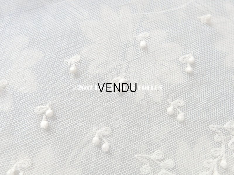 画像4: 1900年代 アンティーク スカラップレース ポンポン付 120cm 