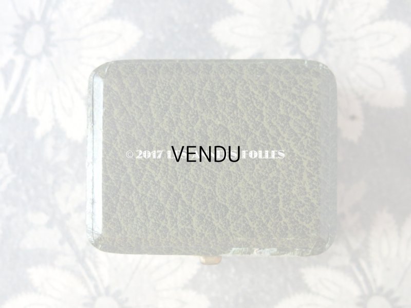 画像5: アンティーク ジュエリーボックス 金彩入り グリーン