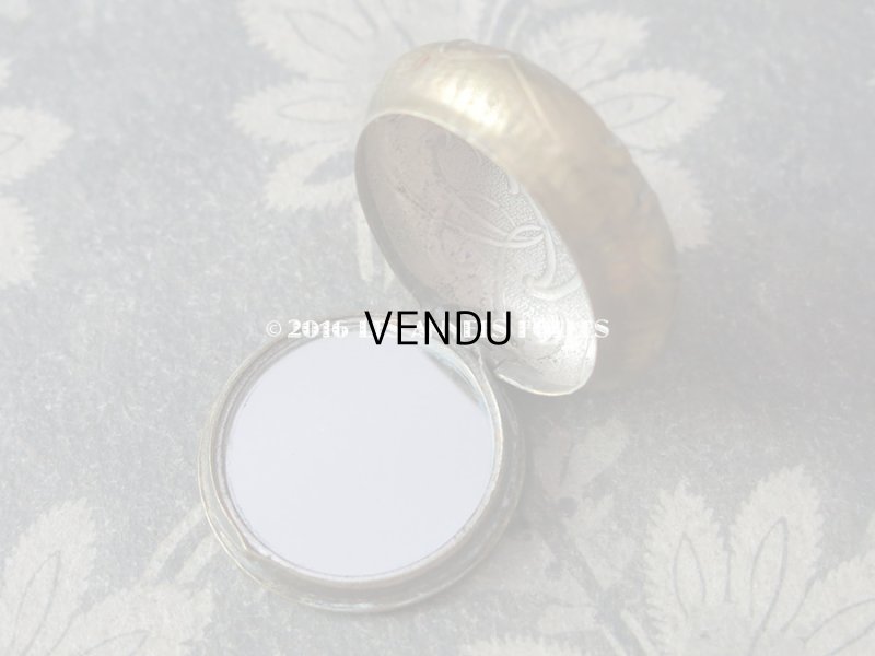 画像6: 1900年代 アンティーク パウダーケース ミラー付き