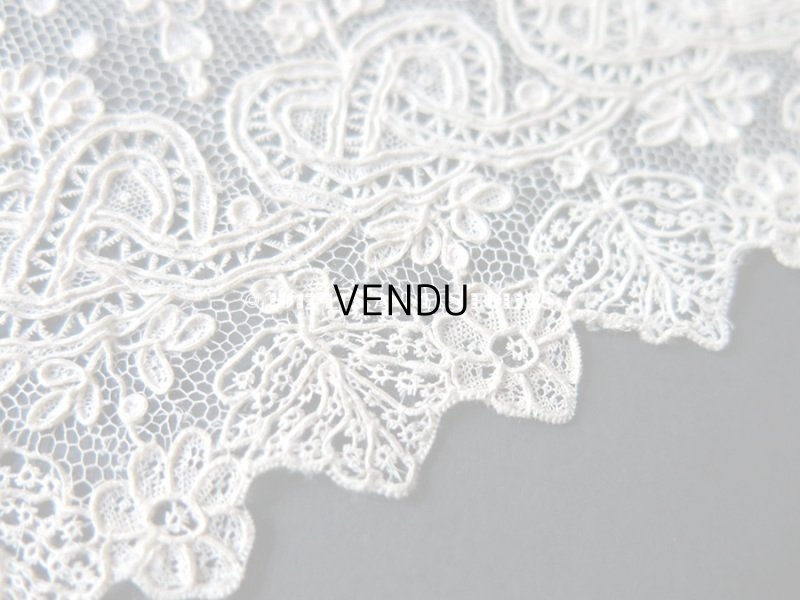 画像6: 19世紀 未使用 アンティーク ニードルレース アランソンレース 新品同様 『ポワン・ダランソン（アランソン）』 