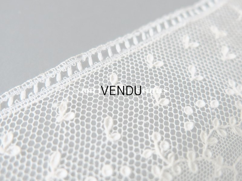 画像8: 18世紀 未使用 アンティーク ニードルレース アランソンレース 新品同様 『ポワン・ダランソン（アランソン）』 