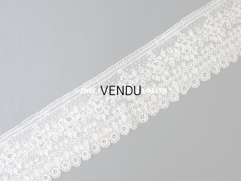 画像3: 19世紀末 未使用 アンティーク ニードルレース ポワンドガーズ 新品同様 『ポワン・ド・ガーズ』 135cm