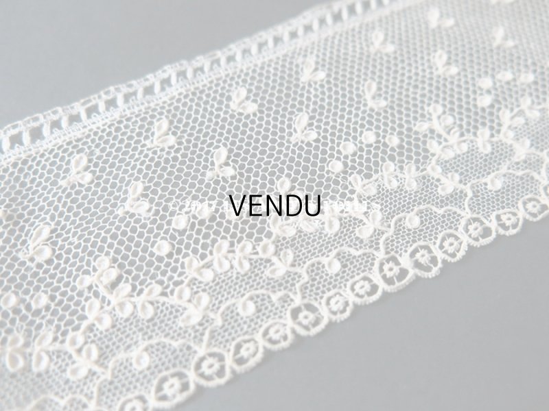 画像3: 18世紀 未使用 アンティーク ニードルレース アランソンレース 新品同様 『ポワン・ダランソン（アランソン）』 