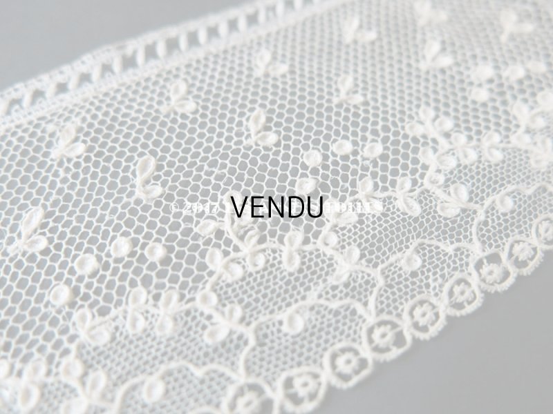 画像10: 18世紀 未使用 アンティーク ニードルレース アランソンレース 新品同様 『ポワン・ダランソン（アランソン）』 