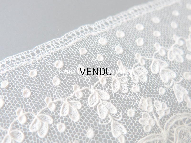 画像5: 19世紀 未使用 アンティーク ニードルレース アランソンレース 新品同様 『ポワン・ダランソン（アランソン）』 