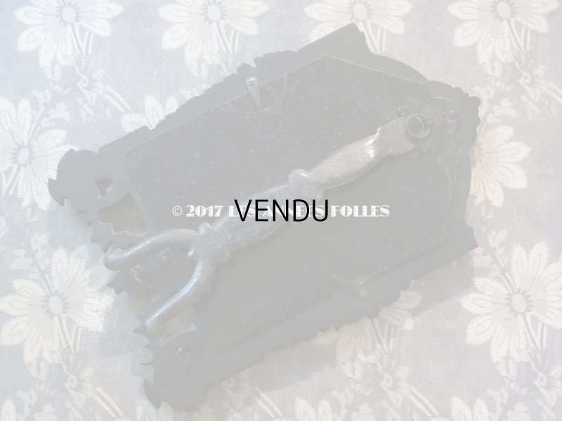 画像9: 19世紀 ナポレオン3世 アンティーク 木製 フォトフレーム 薔薇のガーランド