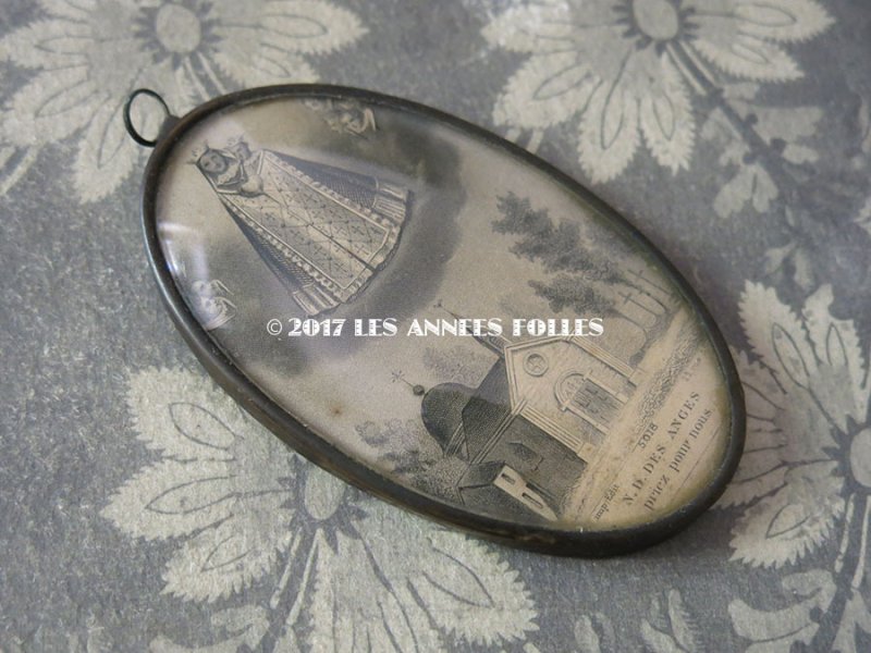 画像3: アンティーク 天使のメダイヨン ガラスドーム  