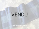 1900年代 アンティーク シルク製サテン 幅広 リボン ダークブルー&ダークグリーン  140cm