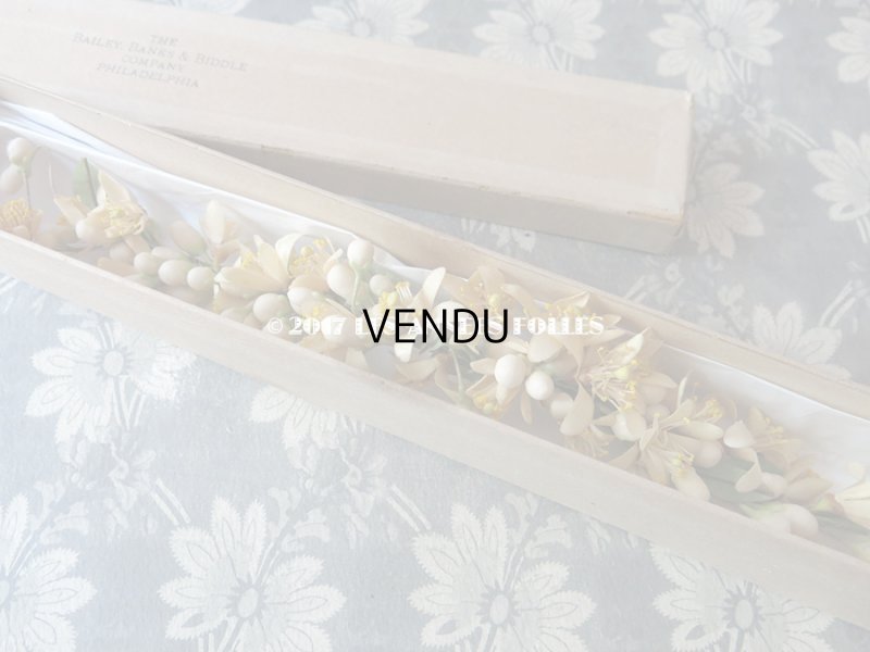 画像4: 1900年代 箱付き アンティーク ワックスフラワーのヘッドリース ウェディング 結婚式 ティアラ オレンジブロッサム