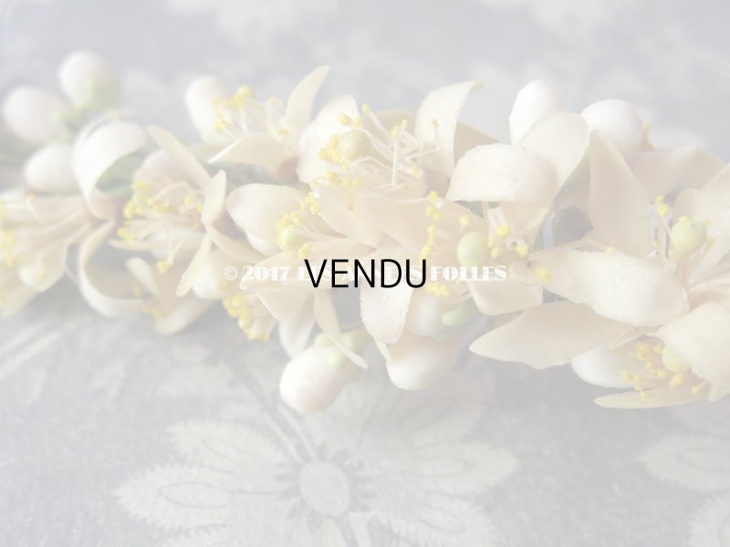 画像11: 1900年代 箱付き アンティーク ワックスフラワーのヘッドリース ウェディング 結婚式 ティアラ オレンジブロッサム