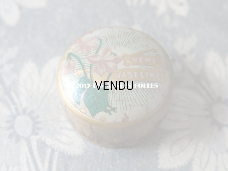 画像4: 1900年代 アンティーク 菫のワセリン缶 PARMA VIOLETTA - VIBERT FRERES -