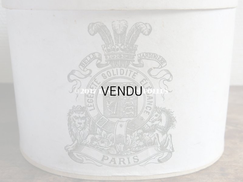 画像4: 19世紀末 アンティーク　ハットボックス　- A LA BELLE JARDINIERE -