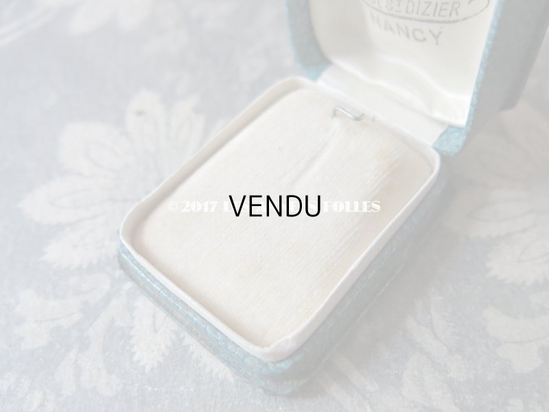 画像9: アンティーク ジュエリーボックス 金彩入り ブルーグリーン