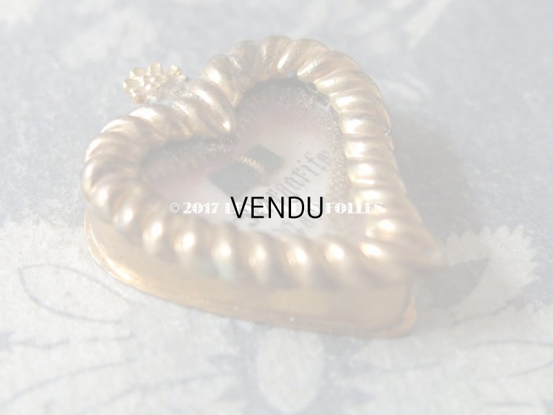 画像5: 19世紀 アンティーク ルリケール ハート型　聖遺物のペンダント　聖人の遺品