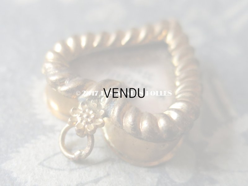 画像3: 19世紀 アンティーク ルリケール ハート型　聖遺物のペンダント　聖人の遺品