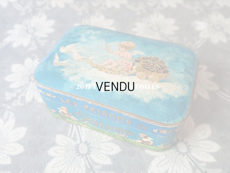 画像8: 1900年代 アンティーク 『ショコラ・フランソワ・ マルキ』のお菓子箱  LES FRISONS DE F.MARQUIS - CHOCOLAT FRANCOIS MARQUIS PARIS -