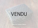 19世紀 アンティーク 本革 天使＆百合の紋章 ジュエリーボックス  