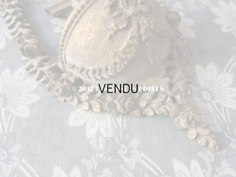 画像9: 1900年代 アンティーク　薔薇のガーランド＆クロスのベニチェ  