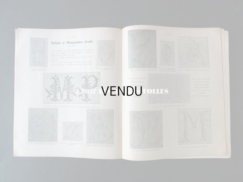 画像10: 1920年代 アンティーク 刺繍とレースの本 BRODERIE & DENTELLE LECONS PRATIQUES 2e EDITION PAR COUSINE CLAIRE - FRANCOIS TEDESCO, EDITEUR PARIS-