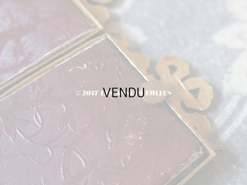 画像5: 19世紀末 アンティーク 小さな 折りたたみ式 フォトフレーム