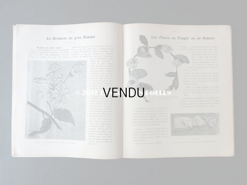 画像15: 1920年代 アンティーク 刺繍とレースの本 BRODERIE & DENTELLE LECONS PRATIQUES 2e EDITION PAR COUSINE CLAIRE - FRANCOIS TEDESCO, EDITEUR PARIS-