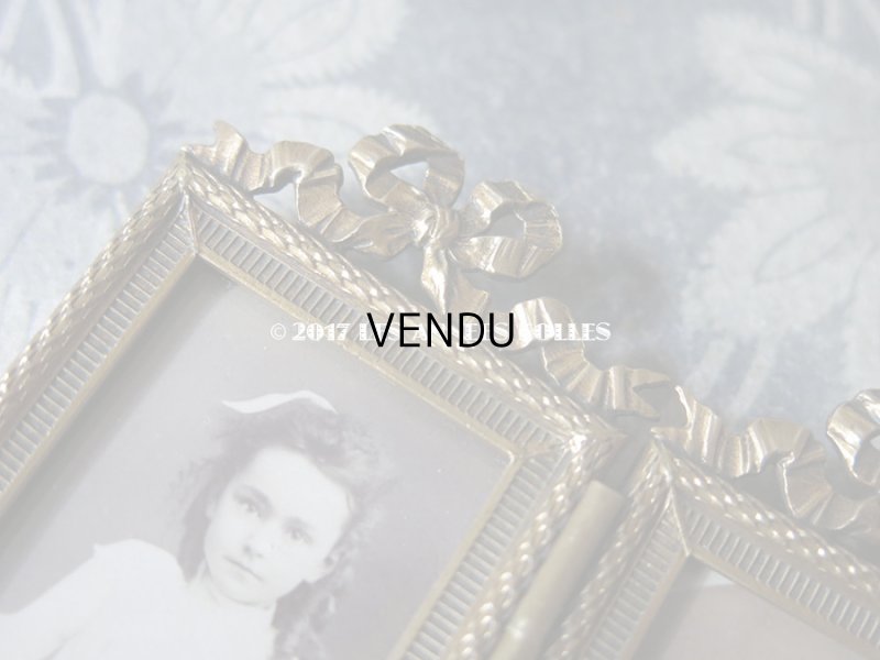 画像4: 19世紀末 アンティーク 小さな 折りたたみ式 フォトフレーム