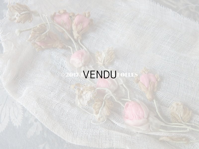 画像6: アンティーク ロココ調 大きなモチーフ　ピンクの薔薇のガーランド 1.1m