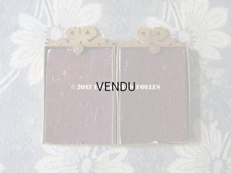 画像3: 19世紀末 アンティーク 小さな 折りたたみ式 フォトフレーム