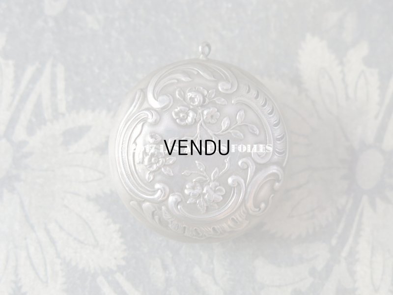 画像4: アンティーク エーデルワイスのパウダーケース