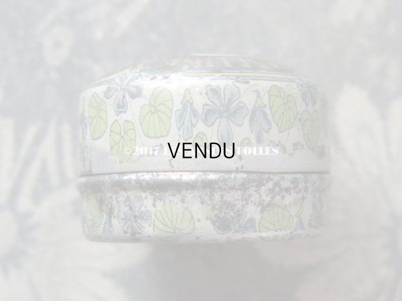 画像6: 1900年代 アンティーク 菫のワセリン缶 CREME VASELINE VIOLETTE - A.L.B PARIS -
