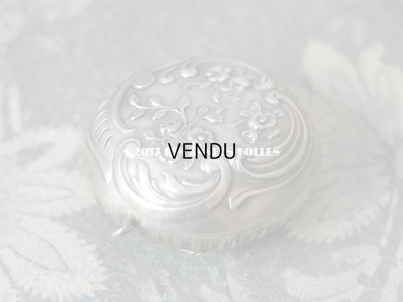 画像5: アンティーク エーデルワイスのパウダーケース