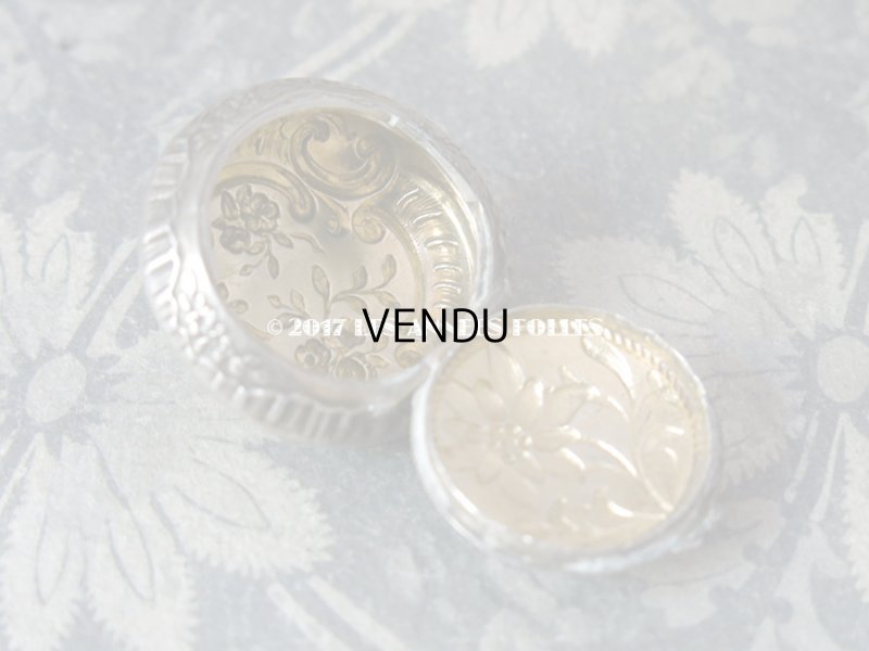 画像7: アンティーク エーデルワイスのパウダーケース