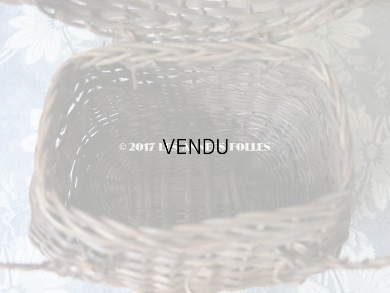 画像10: アンティーク ドール用 パニエ ダークブラウン