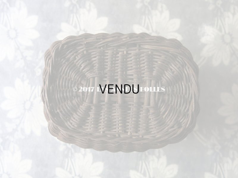 画像8: アンティーク ドール用 パニエ ダークブラウン