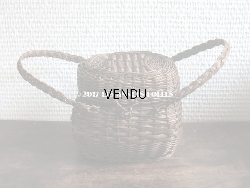 画像3: アンティーク ドール用 パニエ ダークブラウン