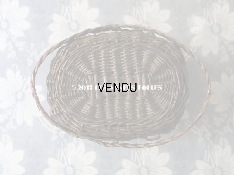 画像7: アンティーク ドール用 パニエ ダークブラウン