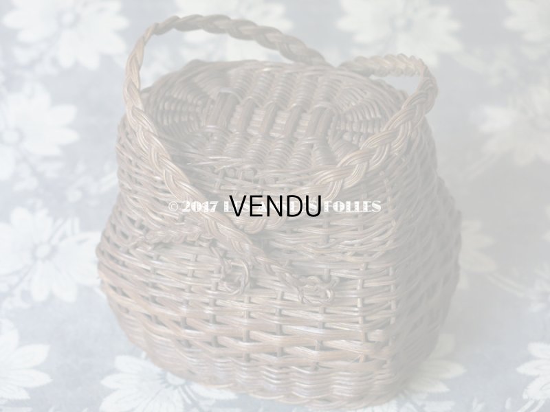 画像4: アンティーク ドール用 パニエ ダークブラウン