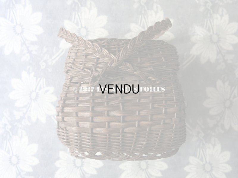 画像6: アンティーク ドール用 パニエ ダークブラウン