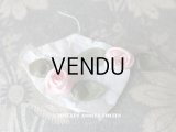 アンティーク ロココ調 淡いピンクの薔薇のモチーフ 2点セット