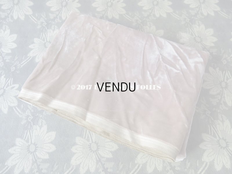 画像5: 19世紀末 アンティーク シルク製 ベルベット ファブリック スモーキーパープル　77×47cm