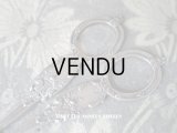 19世紀末 アンティーク シルバー製 グレープシザー 薔薇＆モノグラム