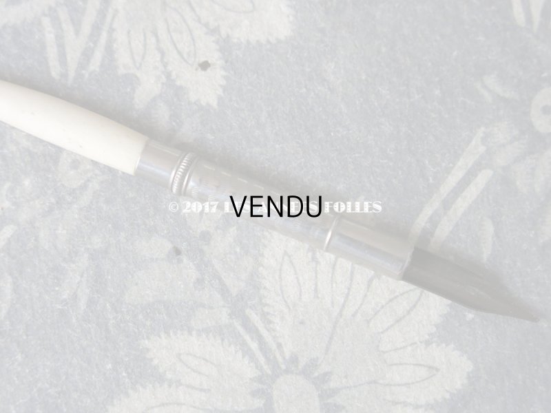 画像8: 1900年代 アンティーク ボーン製 ペン軸 フェザー型