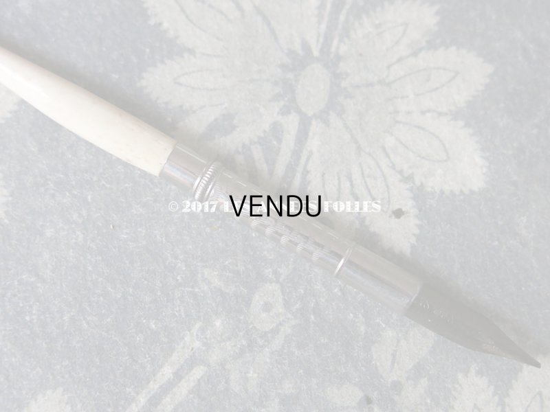 画像4: 1900年代 アンティーク ボーン製 ペン軸 フェザー型