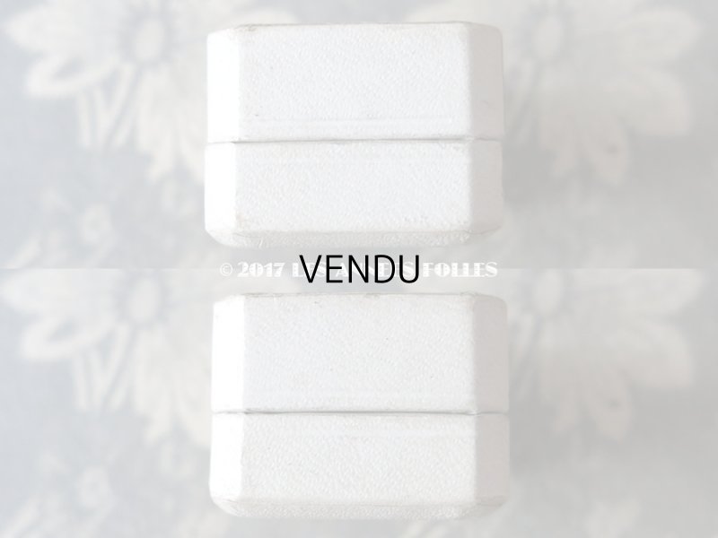 画像7: アンティーク 薔薇のガーランドのジュエリーボックス オフホワイト