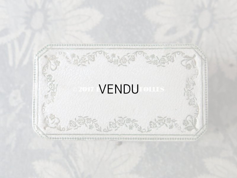 画像4: アンティーク 薔薇のガーランドのジュエリーボックス オフホワイト