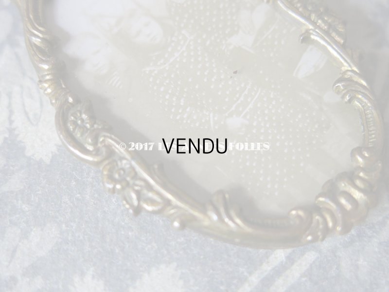 画像4: 19世紀末 アンティーク 薔薇のロカイユ装飾 小さな フォトフレーム